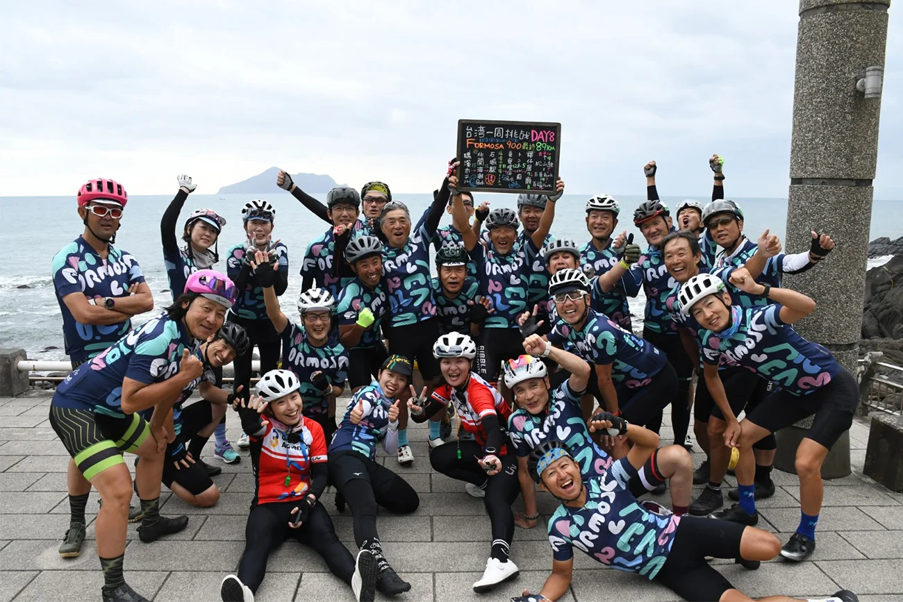 北関海潮PARKで記念写真