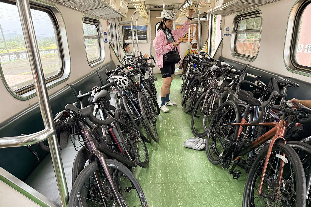 Day7：台湾のサイクルトレインは、一気に30台乗せられます！太魯閣は次の機会に！また、みんなで走りましょう。